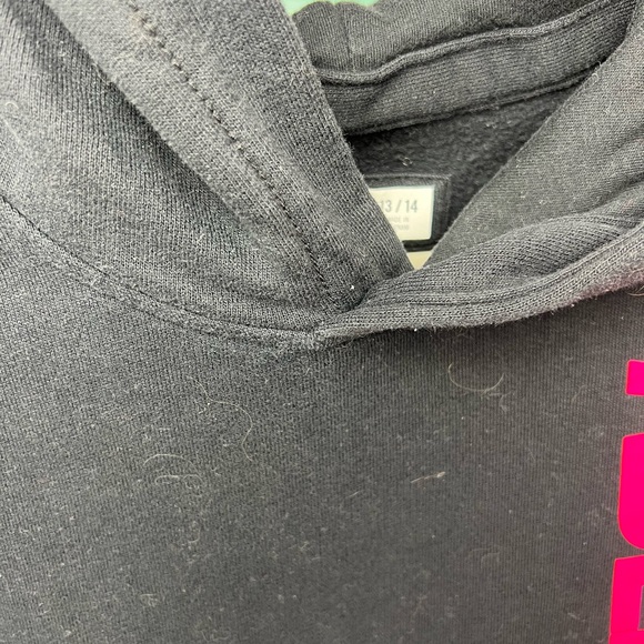 Abercrombie kids black hoodie size 13/14 - Picture 3 of 3